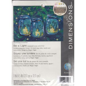 BE A LIGHT Counted Cross Stitch Kit by Dimensions, #70-65157