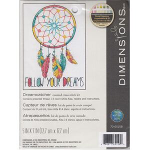 DREAMCATCHER (Follow Your Dreams) Counted Cross Stitch Kit, #70-65158