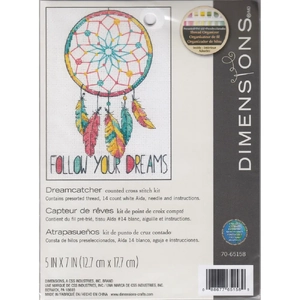 DREAMCATCHER (Follow Your Dreams) Counted Cross Stitch Kit, #70-65158