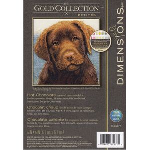 HOT CHOCOLATE Counted Cross Stitch Kit 15.2 x 15.2cm, 70-65177