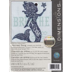 MERMAID SONG Counted Cross Stitch Kit 70-65182 by Dimensions