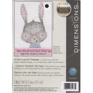 ROSE COLORED GLASSES Counted Cross Stitch Kit 70-65183 by Dimensions
