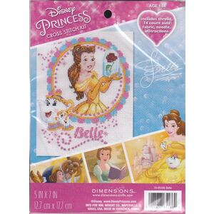 Disney Princess BELLE Counted Cross Stitch Kit 70-65186 by Dimensions