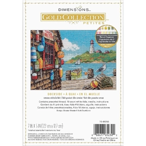 Dimensions DOCKSIDE Counted Cross Stitch Kit 17.7cm x 12.7cm, 70-65230 GCP