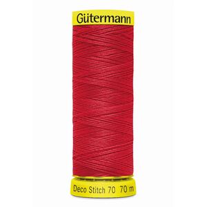 Deco Stitch 70, #156 RED 70m Silky Topstitch Thread