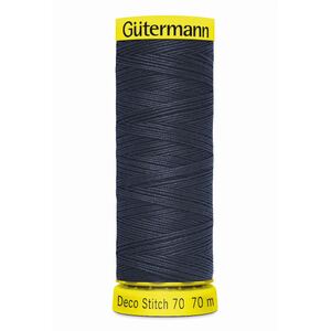 Deco Stitch 70, #339 DARK NAVY BLUE 70m Silky Topstitch Thread