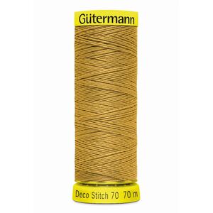 Deco Stitch 70, #968 GOLD 70m Silky Topstitch Thread