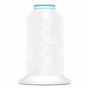 Gutermann Super Brite Polyester 40 #5597, 1000m Machine Embroidery Thread