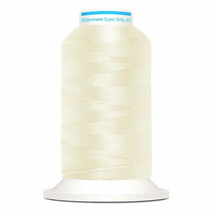 Gutermann Super Brite Polyester 40 #5643, 1000m Machine Embroidery Thread