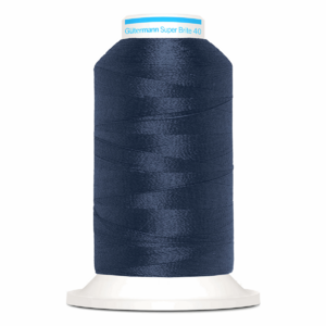 Gutermann Super Brite Polyester 40 #5687, 1000m Machine Embroidery Thread
