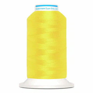 Gutermann Super Brite Polyester 40 #5762, 1000m Machine Embroidery Thread