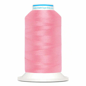 Gutermann Super Brite Polyester 40 #5795, 1000m Machine Embroidery Thread