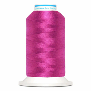 Gutermann Super Brite Polyester 40 #5797, 1000m Machine Embroidery Thread