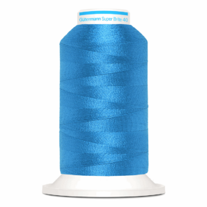 Gutermann Super Brite Polyester 40 #5801, 1000m Machine Embroidery Thread