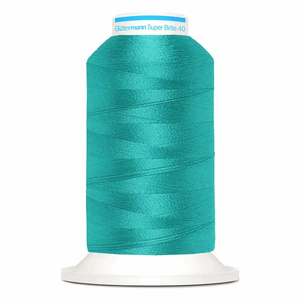 Gutermann Super Brite Polyester 40 #5821, 1000m Machine Embroidery Thread By Gutermann Creativ