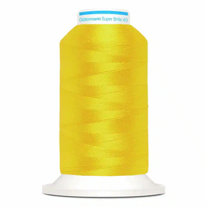 Gutermann Super Brite Polyester 40 #9001, 1000m Machine Embroidery Thread