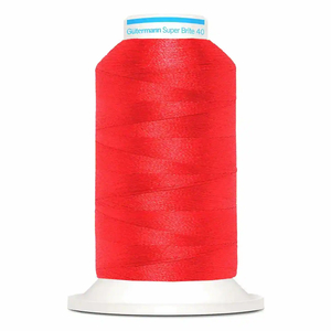 Gutermann Super Brite Polyester 40 #9020, 1000m Machine Embroidery Thread