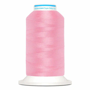 Gutermann Super Brite Polyester 40 #9040, 1000m Machine Embroidery Thread