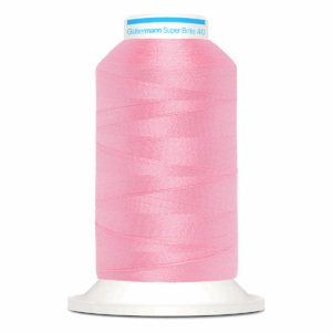 Gutermann Super Brite Polyester 40 #9040, 1000m Machine Embroidery Thread
