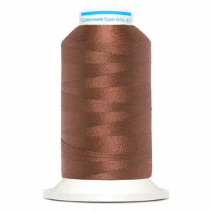 Gutermann Super Brite Polyester 40 #9042, 1000m Machine Embroidery Thread