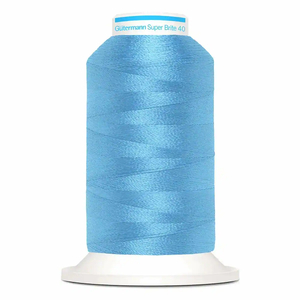 Gutermann Super Brite Polyester 40 #9079, 1000m Machine Embroidery Thread