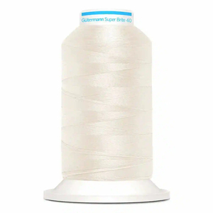 Gutermann Super Brite Polyester 40 #9095, 1000m Machine Embroidery Thread