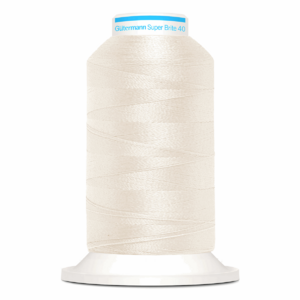 Gutermann Super Brite Polyester 40 #9095, 1000m Machine Embroidery Thread