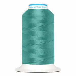Gutermann Super Brite Polyester 40 #9143, 1000m Machine Embroidery Thread