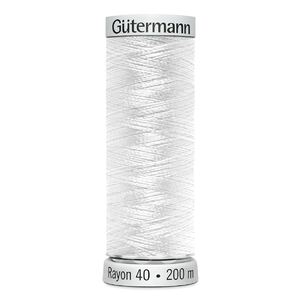 Gutermann Rayon 40 Machine Embroidery Thread 200 Metre Spool