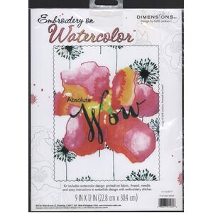 Dimensions WOW Embroidery On Watercolor Kit 71-01562