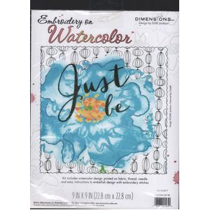 Dimensions JUST BE Embroidery On Watercolor Kit 71-01564
