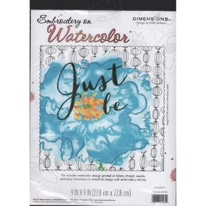 Dimensions JUST BE Embroidery On Watercolor Kit 71-01564