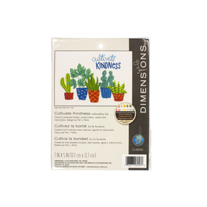 CULTIVATE KINDNESS Printed Embroidery Kit 71-06253 by Dimensions