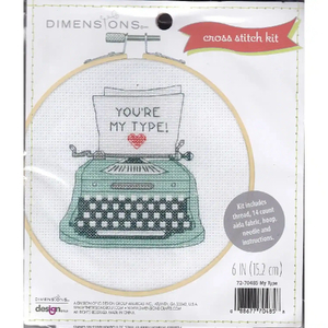 Dimensions MY TYPE Counted Cross Stitch Kit, 72-70485
