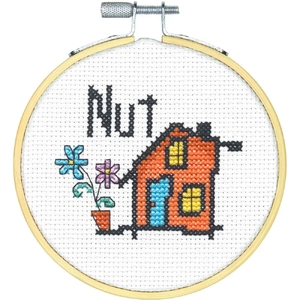 Dimensions NUT HOUSE Counted Cross Stitch Kit, Stitch Wits 72-74834