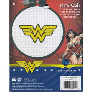 WW Learn a Craft Counted Cross Stitch Kit, 7.6cm, 72-75461