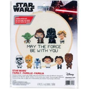 Dimensions STAR WARS FAMILY Counted Cross Stitch Kit, 72-76143