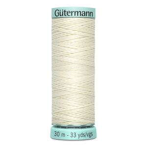 Gutermann Silk R 753 #1 IVORY, Top Stitch / Sewing Thread 30m Spool