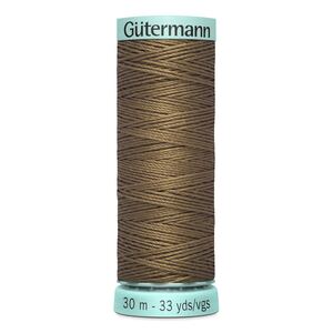 Gutermann Silk R 753 #180 MEDIUM LIGHT BROWN, Top Stitch / Sewing Thread 30m Spool