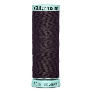 Gutermann Silk R 753 #23 WARM BROWN, Top Stitch / Sewing Thread 30m Spool