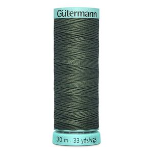 Gutermann Silk R 753 #269 DARK OLIVE GREEN, Top Stitch / Sewing Thread 30m Spool