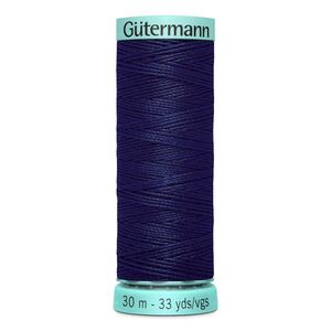 Gutermann Silk R 753 #310 NAVY BLUE, Top Stitch / Sewing Thread 30m Spool
