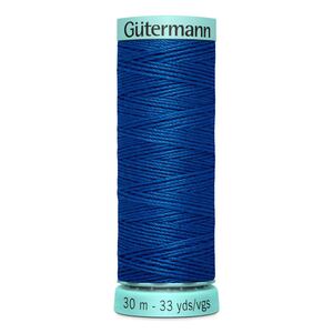 Gutermann Silk R 753 #312 DARK CORNFLOWER BLUE, Top Stitch / Sewing Thread 30m Spool