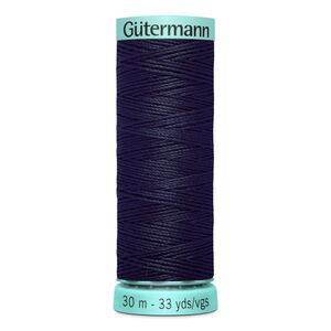 Gutermann Silk R 753 #339 MIDNIGHT BLUE, Top Stitch / Sewing Thread 30m Spool