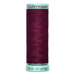 Gutermann Silk R 753 #368 BURGUNDY, Top Stitch / Sewing Thread 30m Spool