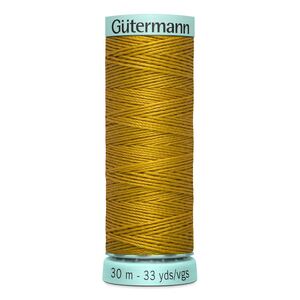 Gutermann Silk R 753 #412 DARK GOLD, Top Stitch / Sewing Thread 30m Spool