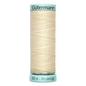 Gutermann Silk R 753 #414 BLONDE CREAM, Top Stitch / Sewing Thread 30m Spool