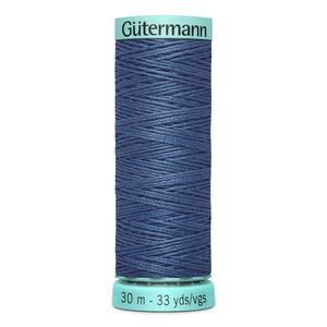 Gutermann Silk R 753 #435 PETROL BLUE, Top Stitch / Sewing Thread 30m Spool