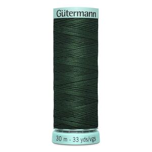 Gutermann Silk R 753 #472 VERY DARK FOREST, Top Stitch / Sewing Thread 30m Spool