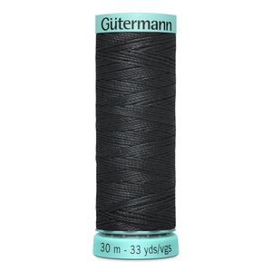 Gutermann Silk R 753 #542 GRAPHITE, Top Stitch / Sewing Thread 30m Spool